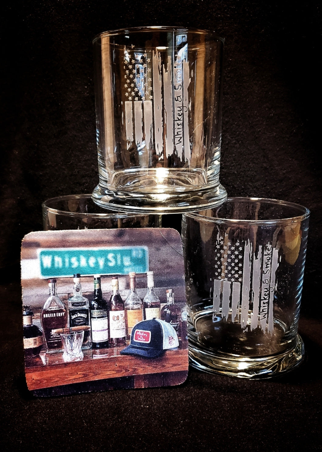 Whiskey & Smoke Glass Tumbler