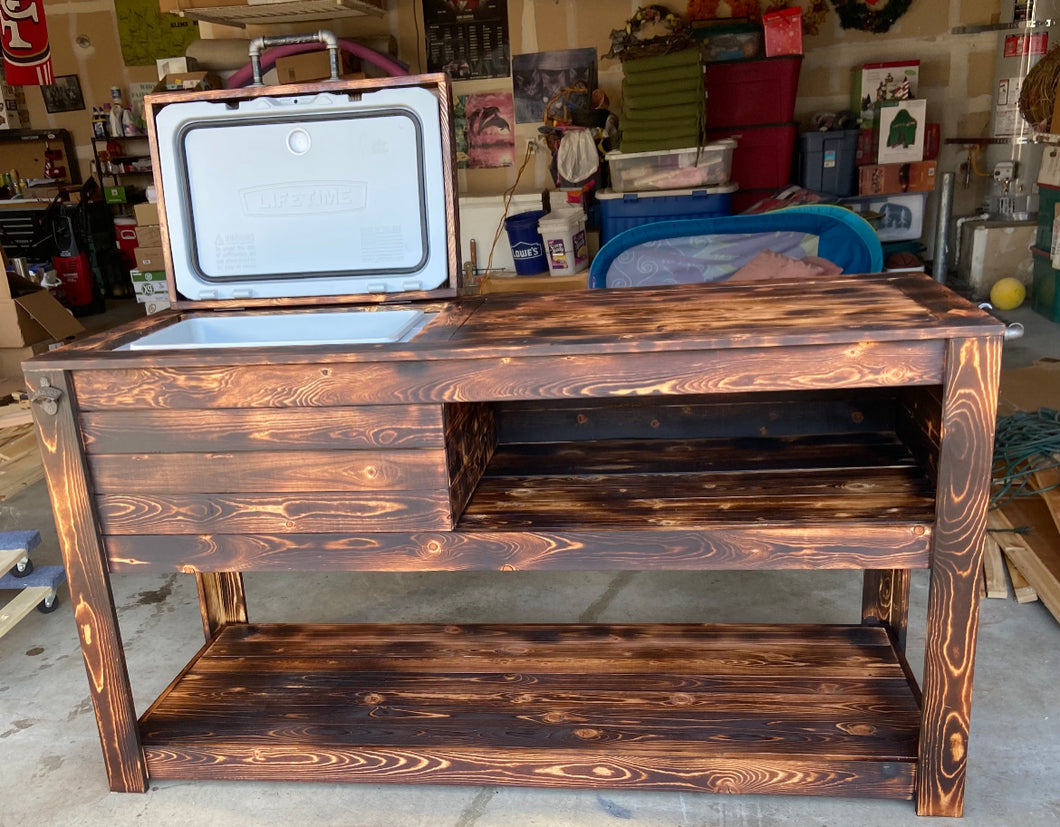 Custom Cooler Table